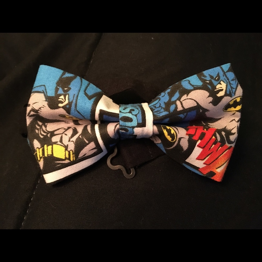 Batman comic book bow tie